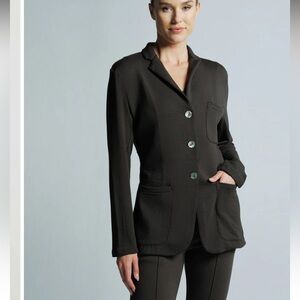 Bleusalt Elegant Navy Blue Women's Blazer